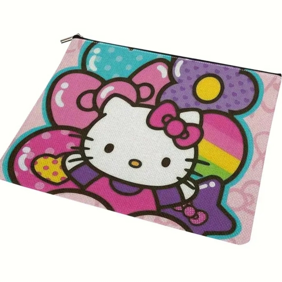 Hello Kitty Handbags - Hello Kitty Pink and Purple Cosmetics Bag